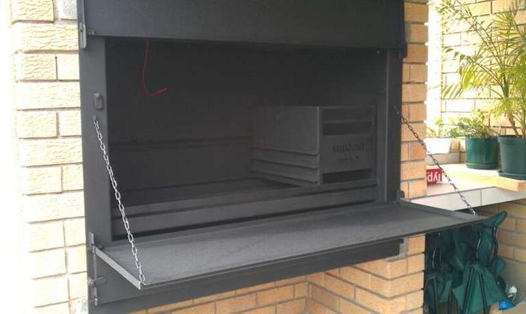 Custom Made Braai Insert for Built In Braai