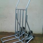 Trolley with Fold Away Nose & Stair Climbing Capabilities -220kg, 1200H x 600NW x 500NL- FF578A Trolley with Fold Away Nose & Stair Climbing