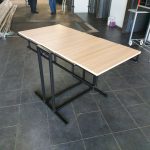 Table Transformed from a Shelf